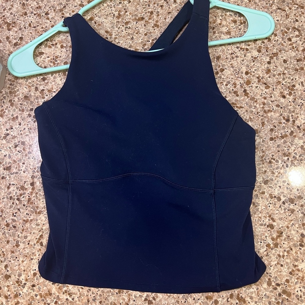 Lululemon Keyhole Tank True Navy